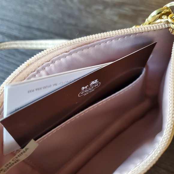 Gold glitter Coach wristlet - Picture 6 of 6
